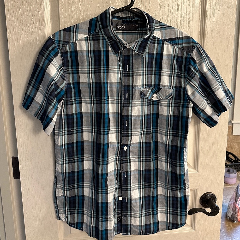 MOUNTAIN HARDWEAR FARTHING SHORT SLEEVE SHIRT MEN'S-M/M